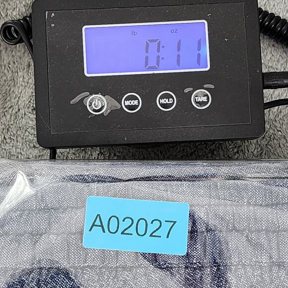 Old Navy Pants Womens M Blue Linen Blend Pull On Crop Cuffed Leg Drawstring - Picture 12 of 12